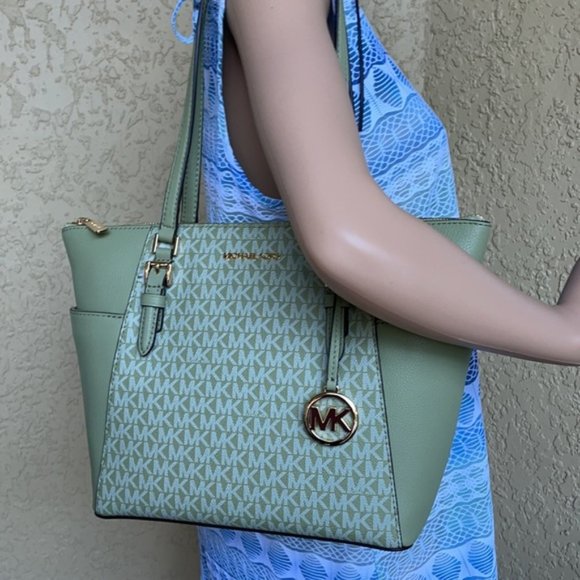 Michael Kors Charlotte Large Top Zip Tote - Picture 8 of 16